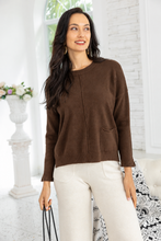 Load image into Gallery viewer, Stitched Seam Light Sweater