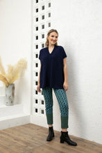 Load image into Gallery viewer, V Neck Short Sleeve Sweater