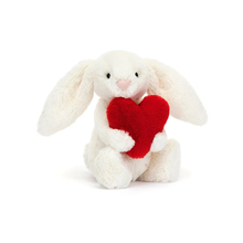 Load image into Gallery viewer, Bashful Red Love Heart Bunny
