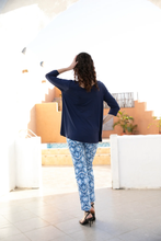 Load image into Gallery viewer, Reversible Bamboo Top with 3/4 Sleeves