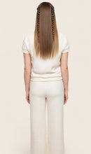 Load image into Gallery viewer, Textured Pattern White Pants
