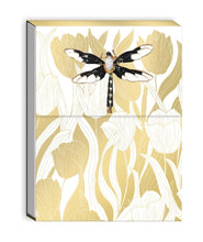 Load image into Gallery viewer, Note Pad with Dragonfly Embellishment
