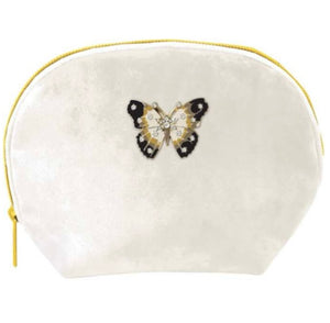 Velvet Bag with Dragonfly Embellishments