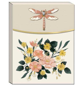 Note Pad with Dragonfly Embellishment