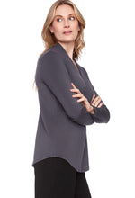 Load image into Gallery viewer, Butter Long Sleeve V Neck Top