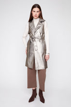 Load image into Gallery viewer, Pewter Sleeveless Jacket