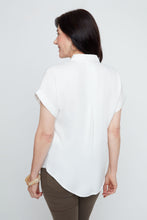 Load image into Gallery viewer, Short Sleeve Olive Green Button Down Shirt