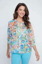 Load image into Gallery viewer, Colorful Floral Blouse