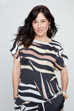 Load image into Gallery viewer, Asymmetrical Stripped Top