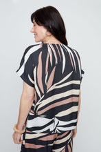 Load image into Gallery viewer, Asymmetrical Stripped Top