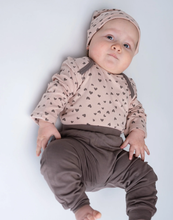 Load image into Gallery viewer, Bamboo Long Sleeve Onesie (Doodle Hearts Print)