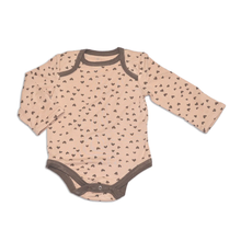 Load image into Gallery viewer, Bamboo Long Sleeve Onesie (Doodle Hearts Print)