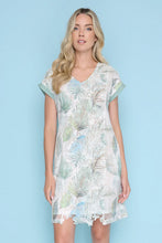 Load image into Gallery viewer, V-Neck Printed Lace Dress