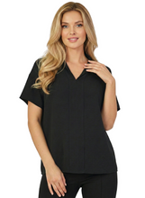 Load image into Gallery viewer, V-Neck Short Sleeve Top BLK