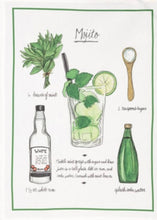 Load image into Gallery viewer, Beverage Recipe Tea Towel- Assorted