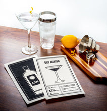 Load image into Gallery viewer, Gin & Martini Dishcloths Set of 2