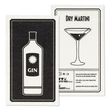Load image into Gallery viewer, Gin & Martini Dishcloths Set of 2