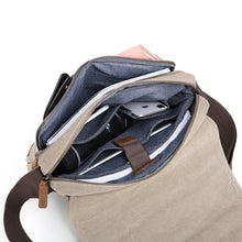 Load image into Gallery viewer, Canvas Messenger Bag- Assorted Colors