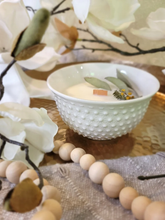 Load image into Gallery viewer, WHITE Candles in bowls- Assorted Scents
