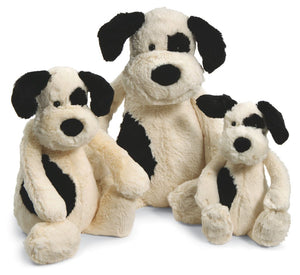 Bashful Black & Cream Puppy- Assorted Sizes