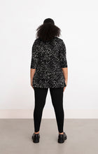 Load image into Gallery viewer, Sympli 3/4 Sleeve Nu Ideal Tunic- Animal Black