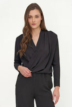 Load image into Gallery viewer, Black Wrap Tunic
