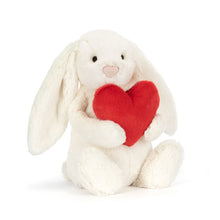 Load image into Gallery viewer, Bashful Red Love Heart Bunny

