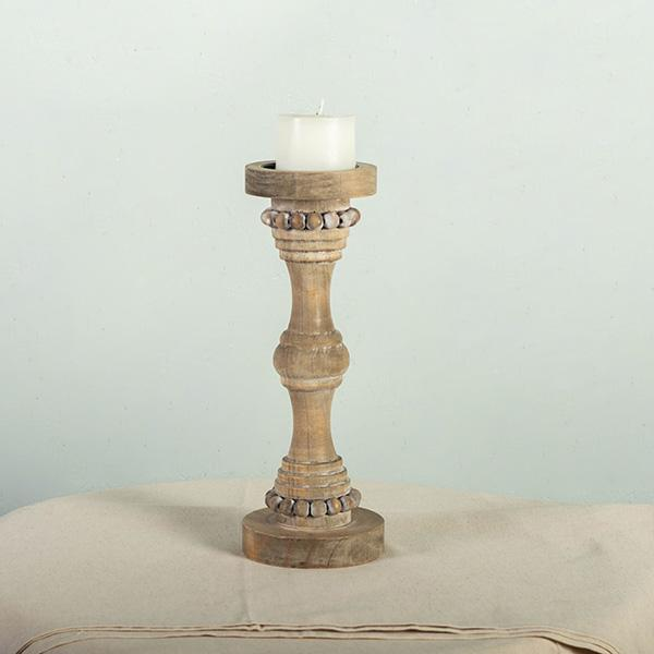 Wooden Candle Holder 