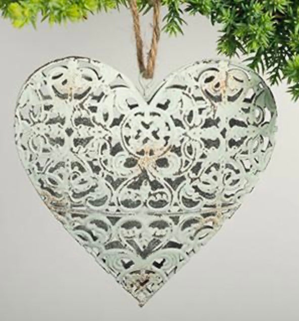 Filigree Metal Hearts