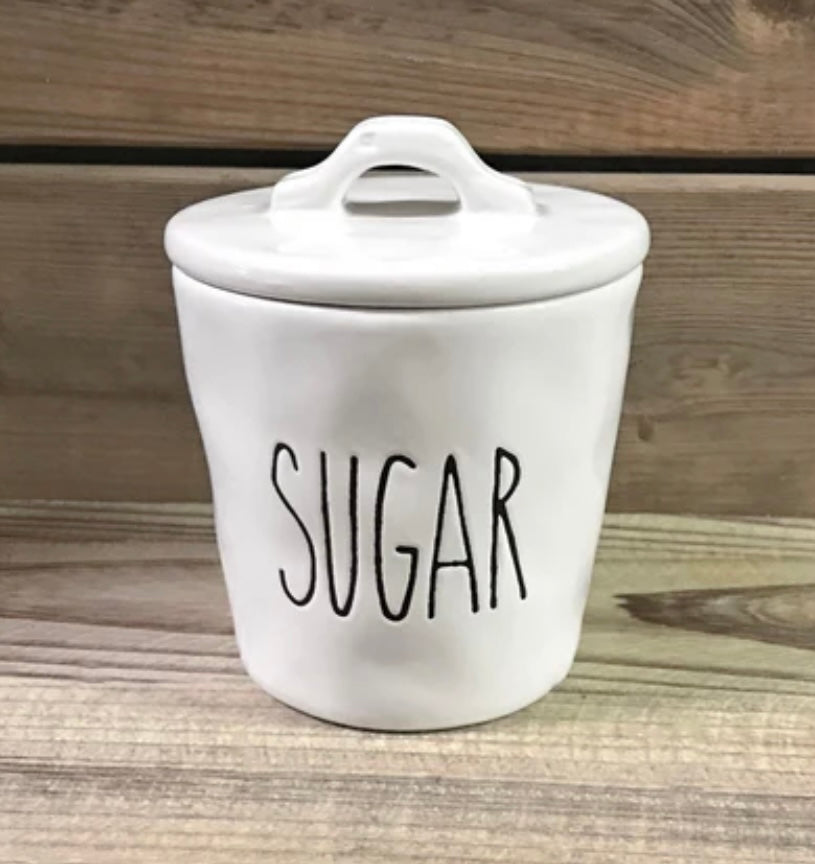 Ceramic Sugar Jar with Lid