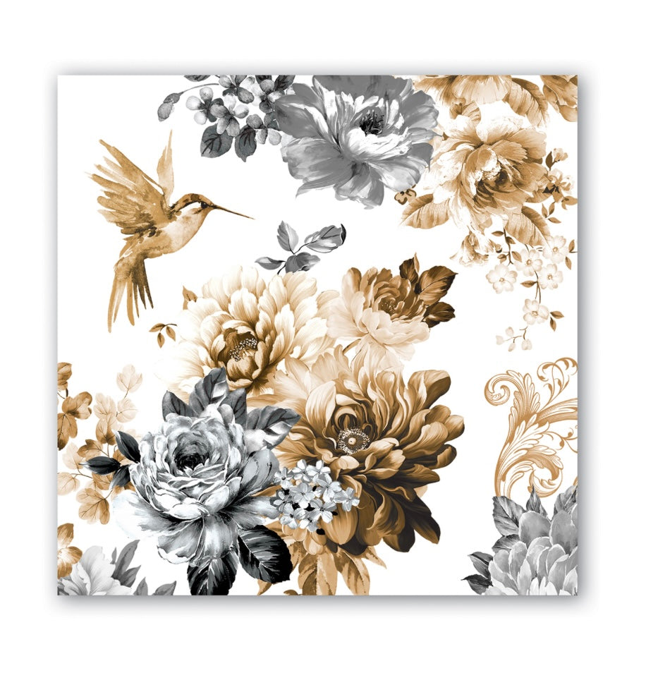 Gardenia Hummingbird Napkins