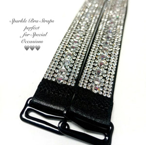 Bra Staps White Diamond Silver