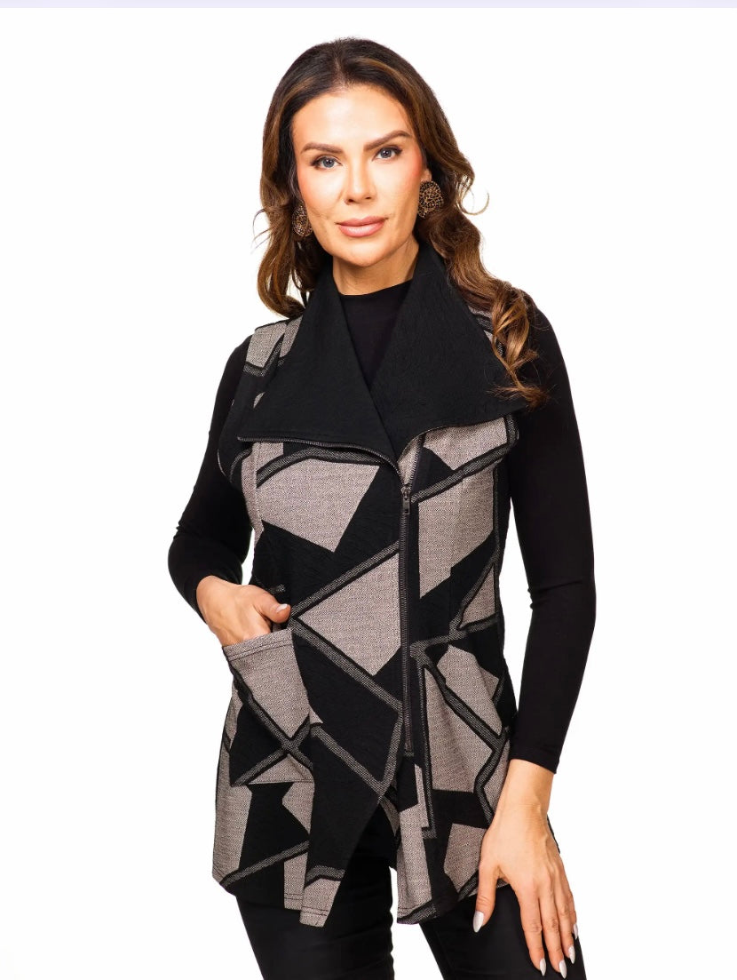 Geometric Vest