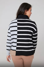 Load image into Gallery viewer, Striped T Neck Sweater
