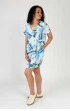 Load image into Gallery viewer, Denim Paint Burnout Dress w/Pkts
