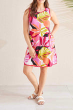 Load image into Gallery viewer, REVERSIBLE A-LINE DRESS-PEAR &amp; FRUITPUNCH
