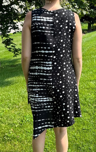 Woven Printed Short Dress- Sleeveless