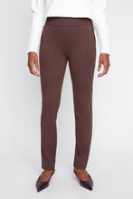 Load image into Gallery viewer, Slim Pull-On Pants with Pleather Pocket
