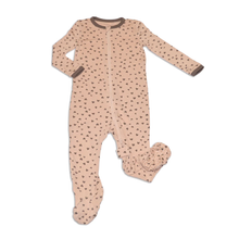 Load image into Gallery viewer, Bamboo Zip Up Footies (Doodle Hearts Print)
