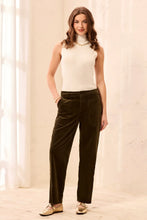 Load image into Gallery viewer, Corduroy Barrel Leg Ankle Pants- Basil
