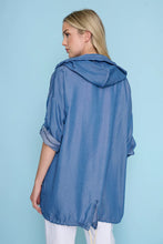 Load image into Gallery viewer, Hooded Open Front Long Jacket
