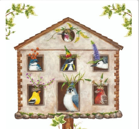 Bird House Lunch Size Napkins