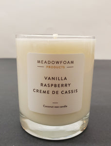 Meadowfoam Vanilla Raspberry Crème de Cassis 11oz Cocktail Candle