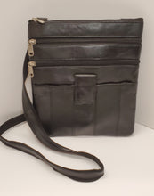Load image into Gallery viewer, Crossbody Purse 2 Zippers #110-9
