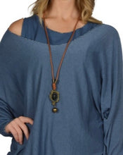 Load image into Gallery viewer, 2pc Top with Necklace - Asst Colours

