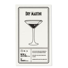 Load image into Gallery viewer, Gin &amp; Martini Dishcloths. Set of 2
