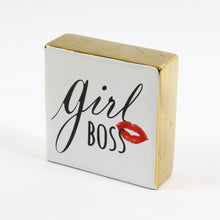 Load image into Gallery viewer, Girl Boss Ceramic Table Décor

