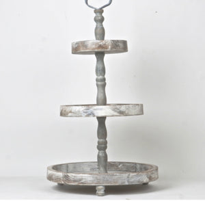 Wooden 3 Tier Tray