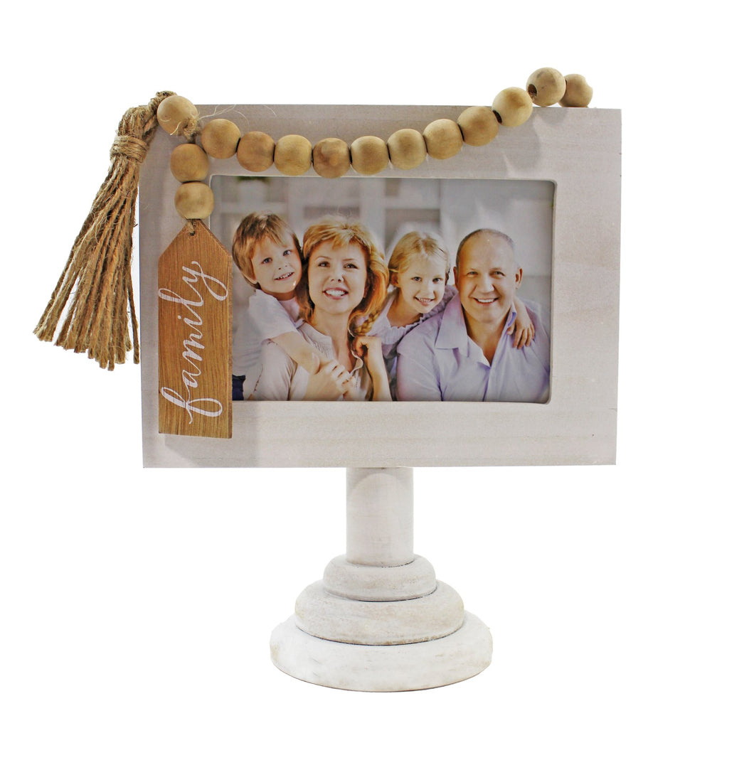 Picture Frame- On Stand with Beads
