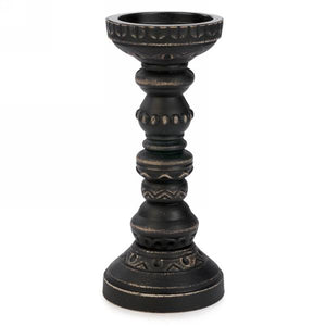 Black Antique Candle Holder -Assorted Sizes